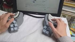 111WPM on a Dactyl Manuform with homerow mods and Colemak-DHM
