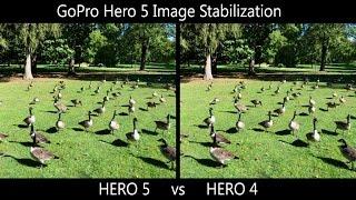 GoPro Hero 5 Image Stabilization Test  Hero 5 vs Hero 4 Comparison