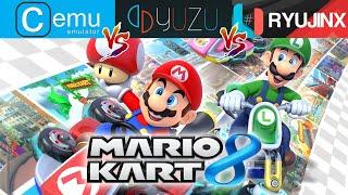 Mario Kart 8  Cemu Vs Yuzu Vs Ryujinx - GTX 1660  i5 8600