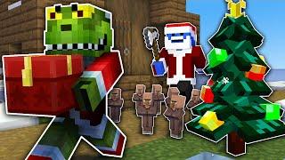 Minecraft Manhunt But I Steal Presents From Kids...