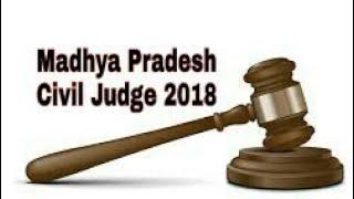 Madhya Pradesh Civil judge preliminary  exam 2018