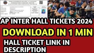 ap inter hall ticket 2024 download link in telugubhuwantv