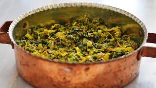 طرز تهیه نرگسی اسفناج غذای سنتی و اصیل ایرانی  Nargesi Persian Spinach Traditional Dish