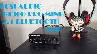 Fosi Audio BT30D Pro Mini 2.1 Bluetooth Amplifier  A Dynamite Little Amp