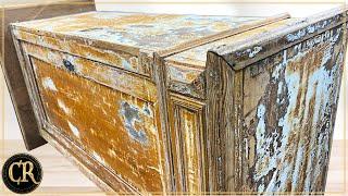 Magical restoration of an old chest of drawers