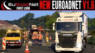 ETS2 EuRoadNet - First Look I NEW EuRoadNet v1.6 2748 EURO TRUCK SIMULATOR 2