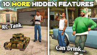 10 MORE Hidden Features In GTA San Andreas Many Players Dont Know About...
