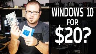 Windows 10 for $20?