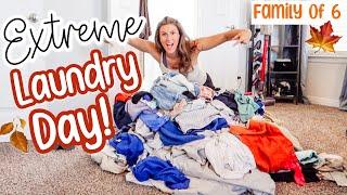 *EXTREME* FALL LAUNDRY MOTIVATION 2023  3 Days Of Non-Stop Laundry  Mom Of 4 Laundry Routine