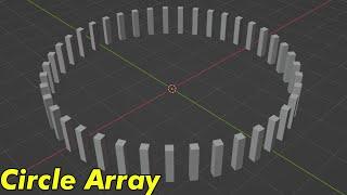 How To Make A Circle Array  Blender Tips