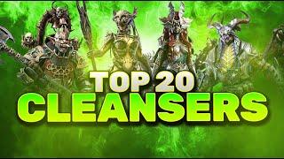 TOP 20 CLEANSERS Ranked 20 to 1  RAID Shadow Legends