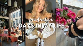 Spring Days Vlog   Food inspo Gym Flohmarkt Morning swim … II Marieke Emilia