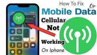 How To Fix Mobil Data Not Working on iPhoneWhy my iphone CellularMobilestuck Searchng