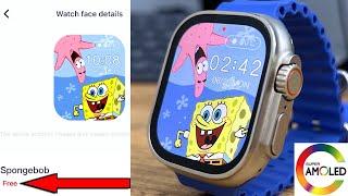 HK8 Pro Max Smartwatch - Free SpongeBob Watch Face