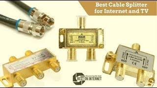 Best Cable Splitter for Internet and TV 2020