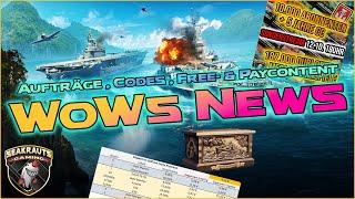 WoWs News  T8 Kostenlos Codes  Free + Pay Content in  World of Warships 