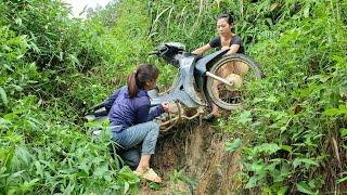 Rescuing Crashed Motorbike and Victim - Amazing Recovery and Transformation