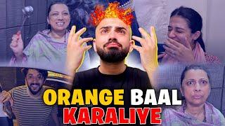 Orange Hair Dye karwaliya Amma aur Zarnab Naraz  Laraib  Zarnab Fatima  Zaraib