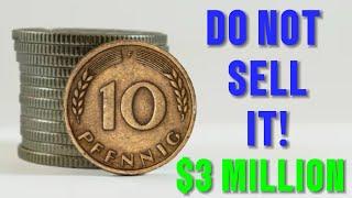 Ultra rare 5 Germany 10 Pfennig coins That could make you a millioner Coins worth money