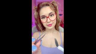 ASMR FAST Eyebrow Plucking & Styling FAST #shorts PERSONAL ATTENTION & Doing Your Eyebrows 