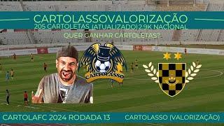 Cartolafc rodada 13. Cartolasso Valorizaçao 29 k nacional patrimônio205 cartoletas