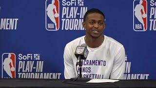 DeAaron Fox praises Keegan Murray Keon Ellis for contribution to win  Sacramento Kings