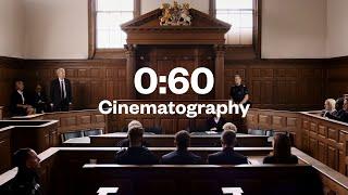 60 Second Cinematography - Wide shots in a Courtroom