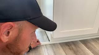 Fast way to install quarter round trim