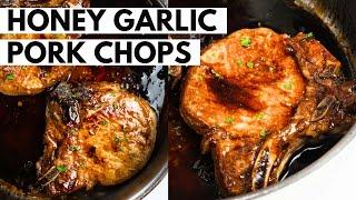 One Pan Honey Garlic Pork Chops Recipe