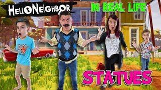 Hello Neighbor In Real Life Statues FUNhouse Family