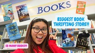 book thrifting at the BIGGEST goodwill