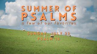 Promises that Bring Joy Psalm 16 - Sunday July 23 2023 sermon at Hunter College