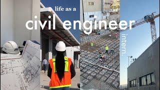 Life of a Civil Engineer  Site Engineer Intern ‍️