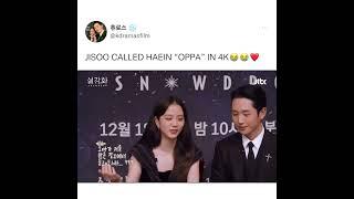 She called him OPPA   Snowdrop #jisoo #junghaein #snowdrop