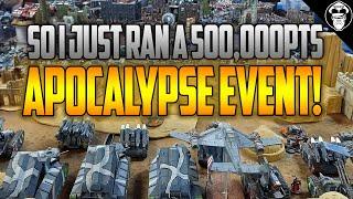 So I Just ran a 500000pts Apocalypse Event  After Action Report  Warhammer 40K