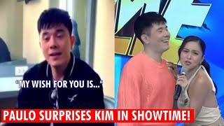 Kim Chiu NAPAIYAK sa BIRTHDAY MESSAGE ni Paulo sa kanya sa SHOWTIME