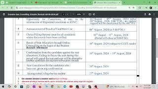 PMSSS Round 2 Expected Dates