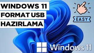 Windows 11 Format Usbsi Hazırlama Rehberi  Win 11 Format Usb si Nasıl Yapılır  Hazırlanır  2023