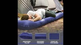 TOBTOS Self Inflating Camping Sleeping Pad with Pillow Thick 6 Inch Ultralight Sleeping Pad