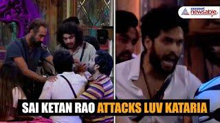 Fight in Bigg Boss OTT 3 Sai Ketan Rao Attacks Lovekesh Kataria For Abusing Throws Chair