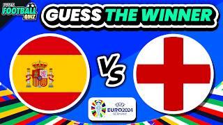 GUESS THE CHAMPION OF THE EURO 2024 - COPA AMERICA 2024  QUIZ FOOTBALL TRIVIA 2024