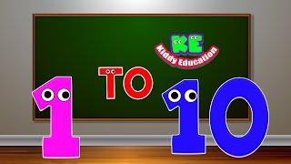 Preschool Learning Numbers 1 to 10  Learning Numbers For kids  Counting Numbers 1 to 10