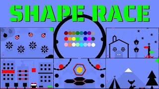 24 Marble Race EP. 47 Shape Race by Algodoo