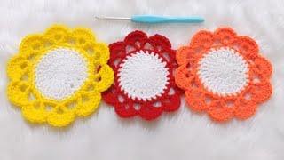 Crochet Mandala Coaster Tutorial