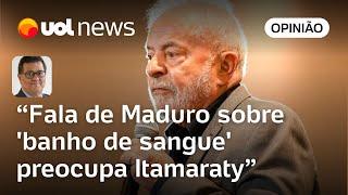 Ameaça de Maduro deixa Lula e Itamaraty em saia-justa  Tales Faria