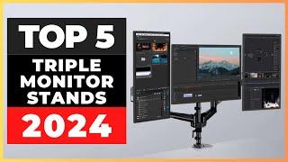 Best Triple Monitor Stands 2024 watch before you buy