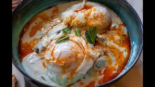 Cilbir - Turkish Poached Eggs With Yogurt