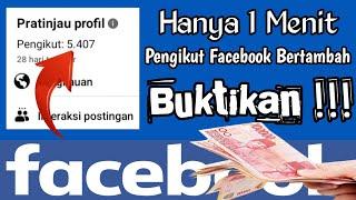 Penghasil uangCara Memperbanyak Menambah pengikut di facebook gratis dalam 1 menit