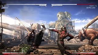 Mortal kombat X - Ermac combos with disabled damage scaling