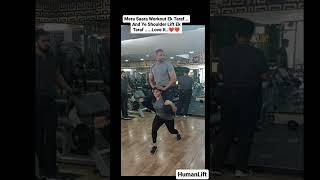 strong indian wife lift and carry in workout so easily #liftaguychallenge #workout #fitness